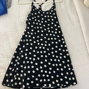 Outdoor Voices Black and White Polka Dot Top